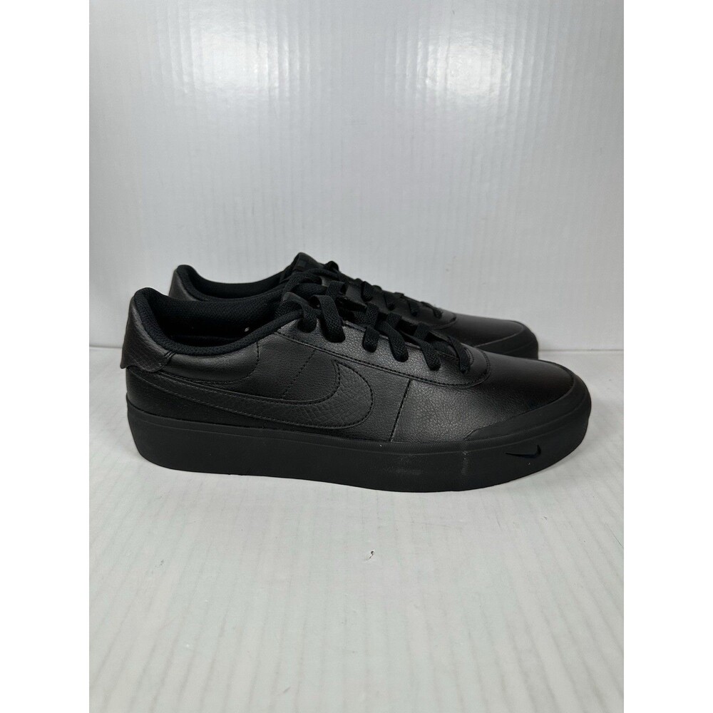 Size 11.5 Nike Court Shot Black Noir Men's Shoes Sneaker Low Top FQ8146-001 NEW